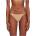 SUNDEK Monroe terry briefs with adjustable sides and sk23 motif bikini bottom - Brown (Durian)