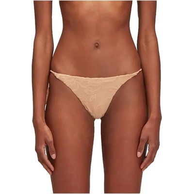 SUNDEK Monroe terry briefs with adjustable sides and sk23 motif bikini bottom - Brown (Durian)