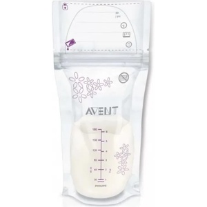 Philips Avent Торбички за съхранение на кърма Philips Avent, 25 броя (SCF603/25) - baby
