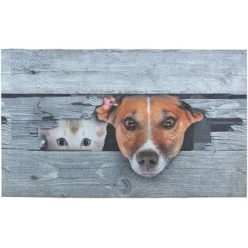 Esschert Design Best for Boots Pejsek a kočička šedá 75 x 45,5 cm