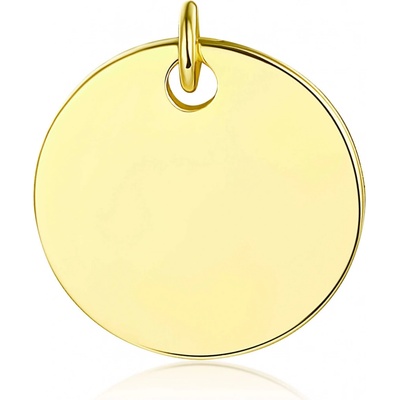 Olivie Stříbrný přívěsek KRUH GOLD 8081