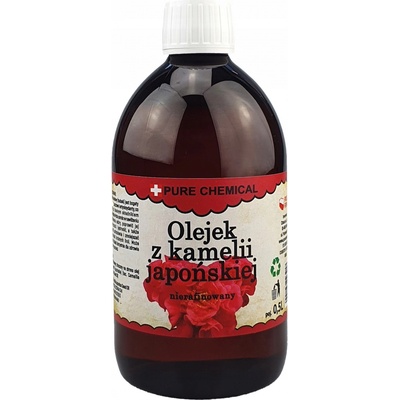 TSUBAKI OLEJ Z JAPONSKÉ KAMÉLIE, PŘÍRODNÍ, NERAFINOVANÝ, LISOVANÝ ZA STUDENA 0,5 l