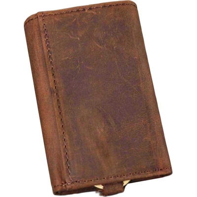 kľúčenka a peňaženka AM389 Hnedá matná