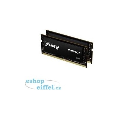 Kingston Fury Impact DDR4 16GB 3200MHz CL20 (2x16GB) KF432S20IBK2/32 – Zboží Živě