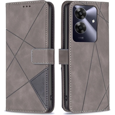BNF Triangle knížkové pouzdro na Realme Note 60 - šedé – Hledejceny.cz