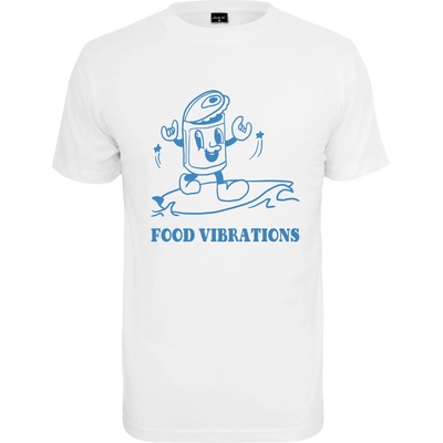 Mister Tee Мъжка тениска в бял цвят Mister Tee Food VibrationsUB-MT2066-00220 - Бял, размер XS