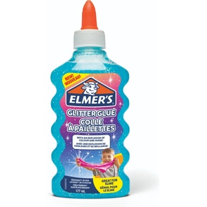 Elmer's Течно лепило Elmer s Glitter Glue, 177ml, синьо (28474-А-СИН)