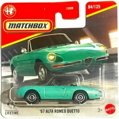 Matchbox: autíčko 67 Alfa Romeo Duetto