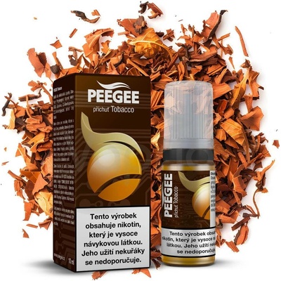 PEEGEE Čistý tabák 10 ml 18 mg