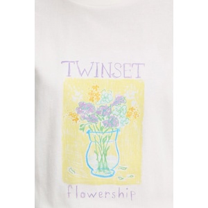 Twinset Тениска дамска памучна (261TP2341) - answear - 103,64 лв