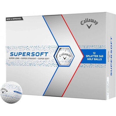 Callaway Supersoft Blue Splatter 360 modré 12 ks – Zboží Dáma