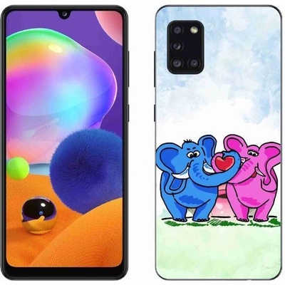 Pouzdro mmCase Gelové Samsung Galaxy A31 - zamilovaní sloni – Hledejceny.cz