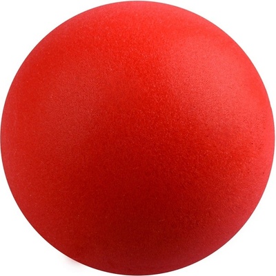 Molitanový softový míček 90 mm celohladký Červená