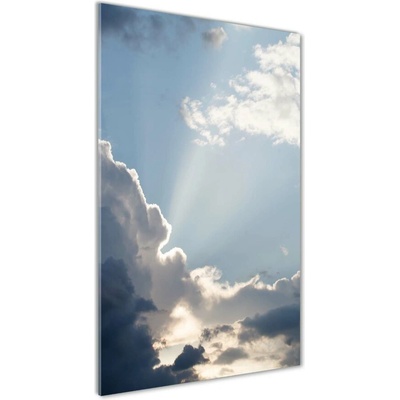 Vertikálny foto obraz fotografie na skle Mraky na nebi 50x100 cm