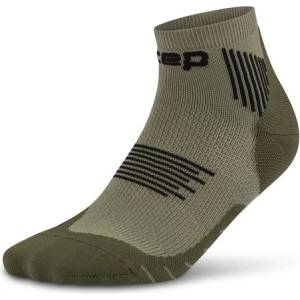 CEP Мъжки чорапи за бягане CEP Run Socks Low Cut 5.0 Running socks - Olive (201-9121-0313)