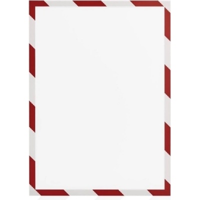Magnetofix Magnetický rámeček A4 bezpečnostní červeno-bílý 5 ks – Zboží Živě