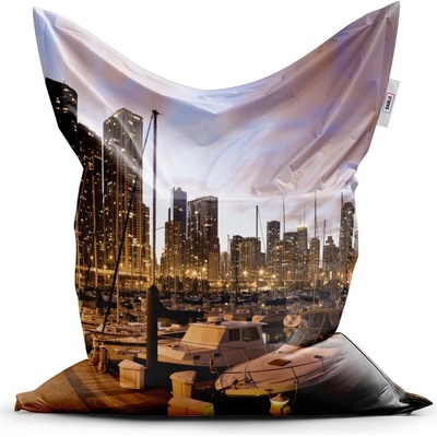 Sablio Sedací vak Mestský prístav 200x140 cm