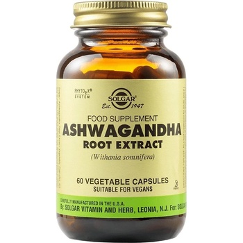 Solgar Ashwagandha Root Extract, 60 капсули, Solgar