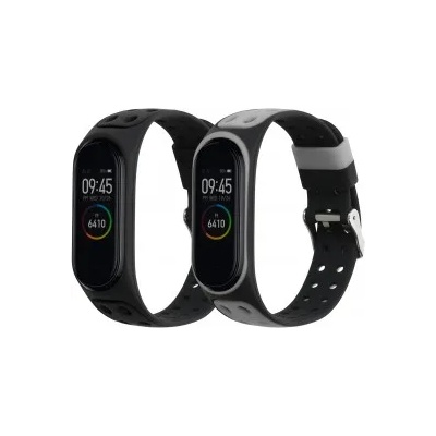 kwmobile 2x Гривна за Xiaomi Mi Band 4 - черен - 48906