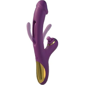 INTOYOU Мулти-функционален вибратор с език "siter intoyou" 24 см