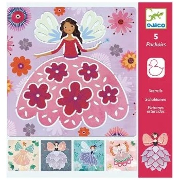 DJECO - Шаблони за рисуване - Феи (DJ08821)