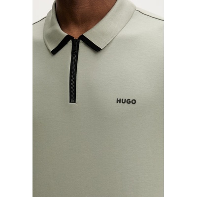 HUGO тениска с яка мъжка от памук Dalomino (50511721)