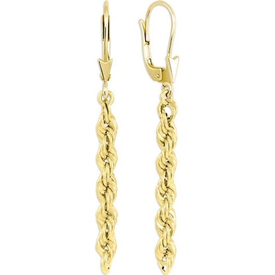 Soliter Módní zlaté náušnice 231 001 00465 – Zboží Dáma