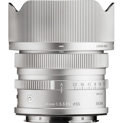 SIGMA 24 mm F3.5 DG Contemporary I series pre Sigma L - strieborný