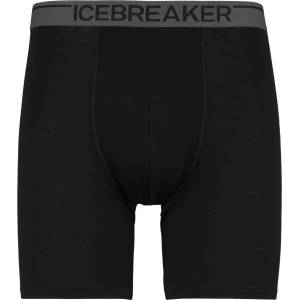 Icebreaker Мъжко мериносово термобельо Icebreaker Anatomica Long Boxers Merino base layer - Black II (015-1797-0311)