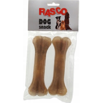 RASCO ŽUVACIE Kosti Z BUVOLEJ KOŽE PRE PSA 15cm 2 kusy