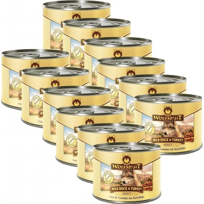 Wolfsblut Adult Wild Duck & Turkey 12 x 200 g
