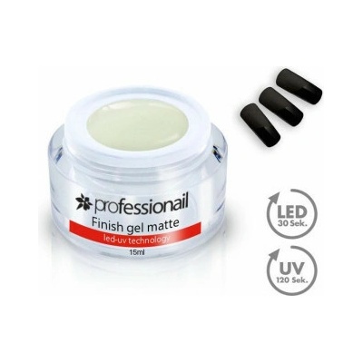 Professionail Led Uv gél matný finish 15ml