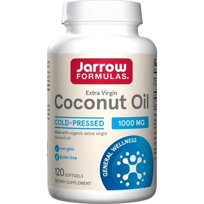 Jarrow Formulas Coconut Oil (Extra Virgin) 1000 mg [120 Гел капсули]