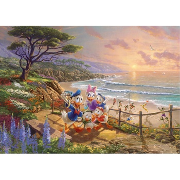 Schmidt Spiele - Puzzle Thomas Kinkade: Donald and Daisy, A Duck Day Afternoon - 1 000 piese