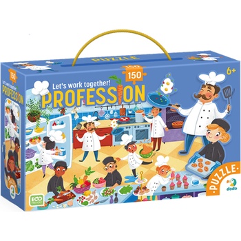 dodo Детски пъзел Dodo - Шеф готвач, 150 части (300620)