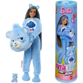 Mattel Кукла Barbie Cutie Reveal и грижовни мечета - синьо (JCN96)
