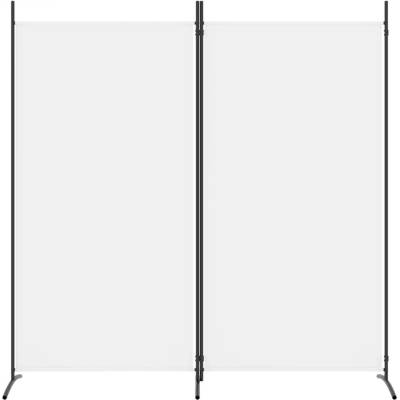 VidaXL Paraván dvoudílný hnědý 175 x 180 cm textil – Zboží Mobilmania
