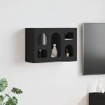 vidaXL Висящ шкаф ELST Черно 60 x 20 x 40 см Инженерна дървесина (891375)