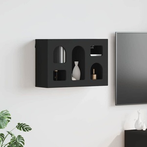 vidaXL Висящ шкаф ELST Черно 60 x 20 x 40 см Инженерна дървесина (891375)