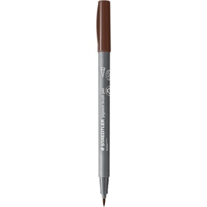 STAEDTLER Флумастер Staedtler Pigment Brush 371, кафяв 76 (31656-А-КАФЯВ)
