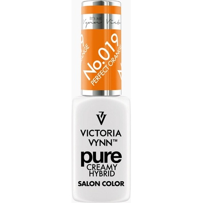 VICTORIA VYNN Hybridní gel lak PURE CREAMY HYBRID 019 Perfect Orange 8 ml