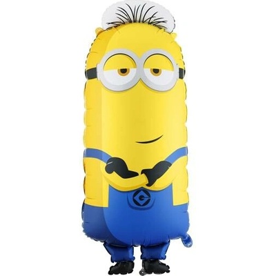 PartyDecoMimoni Nafukovací fóliový balónek Minion Tim 40x100cm