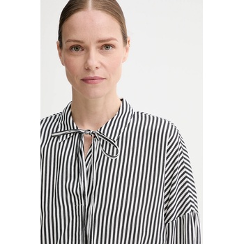 Sessùn Рокля Sessun в черно къса със стандартна кройка 25205024 (25205024)