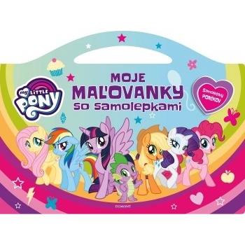 My Little Pony Moje maľovanky so samolepkami