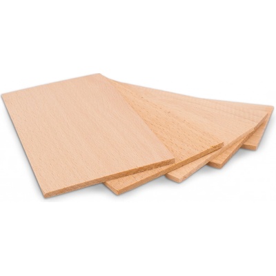 Metrie Dřevěná destička z masivu 125 x 70 x 3 mm Buk – Zbozi.Blesk.cz