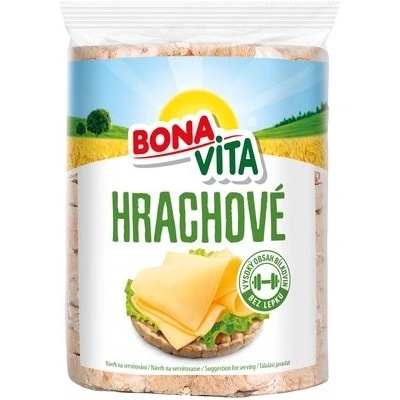 BonaVita Celozrnné hrachové chlebíčky s mořskou solí 100 g – Zboží Dáma