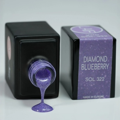 Laif Gel lak fialový SOL 322 Diamond blueberry 10 ml