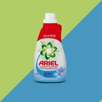 Ariel Ултра концентриран дезинфектант за пране Ariel с Lenor - 25 пранета (765432567890)