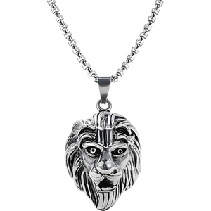 HARAHU Колие Lion - Сребърна KP21233