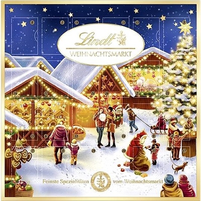 LINDT Advent Xmas Market Calendar 115 g